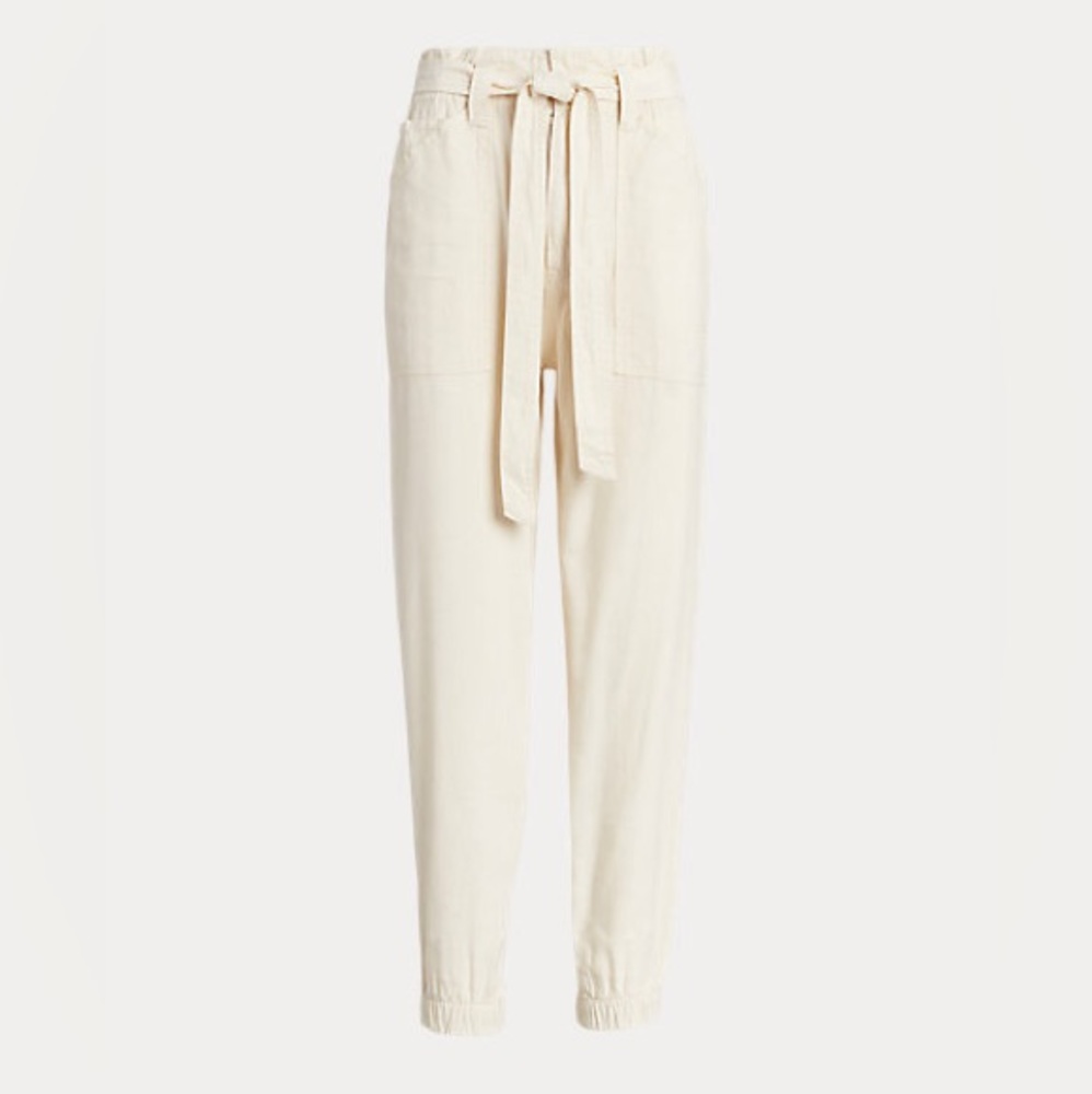 Polo Ralph Lauren Belted Denim Jogger Pants